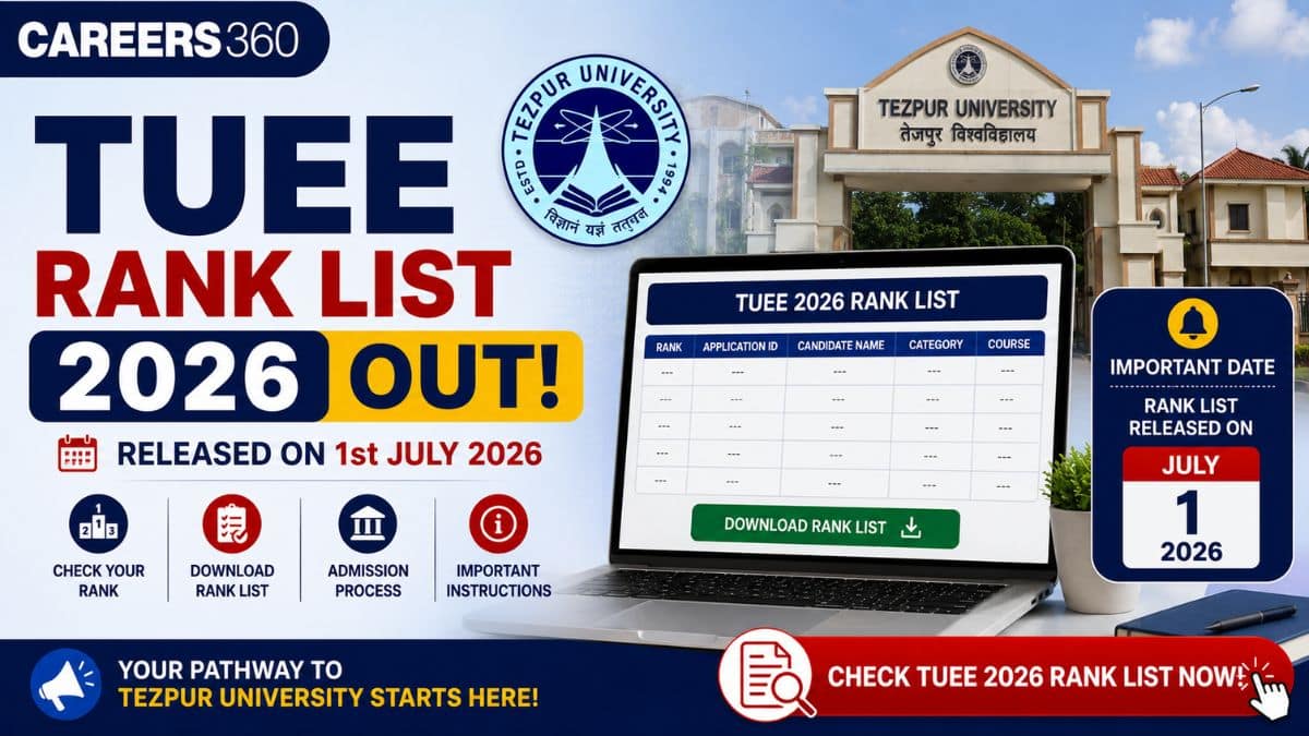 TUEE Rank List 2026 (Link Out): Download Rank List PDF